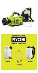 Ryobi one plus 1 gallon 18v electrostatic sprayer