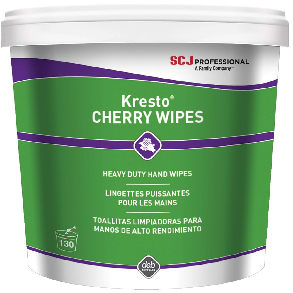 SC Johnson KCW70W 1-Ply Kresto Cherry Wipes Cloth – Red/White (6/Carton) New