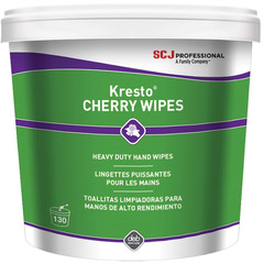 SC Johnson KCW70W 1-Ply Kresto Cherry Wipes Cloth – Red/White (6/Carton) New