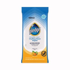Pledge 336274EA 25 Wipes Multi-Surface Cleaner Wet Wipes – Fresh Citrus New