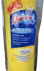 Quickie JUMBO Mop & Scrub Roller Mop Refill, Type P Fits Quickie Mop #055/#055B