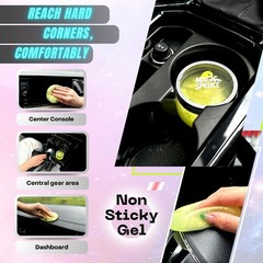 Premium Lemon Scented Cleaning Putty in Jar, Universal Detailing Gel for Car Int