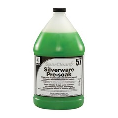 Case of 4 Gallons Spartan SparClean Silverware Pre-Soak 57
