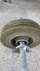 TASKI Swingo 455B Rear Wheel & Axle Assembly Complete – 4060410 / 4129901