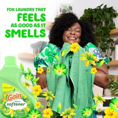 Gain Liquid Fabric Softener, Original Scent, 140 FL OZ, 190 Loads, Liquid Fabric