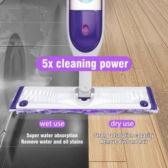 20 Count Disposable for Swiffer Power Mop Pads & 20 Count, Violet