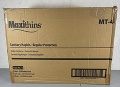 250 HOSPECO MT4 Maxithins #4 Vended Sanitary Napkins (250/Carton)(L)