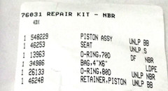 #76031 Cat Pumps Unloader Repair Piston Assembly Cat 4DX And Cat 4SP Pumps