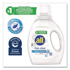 Dial 47430 34 oz Bottle Liquid Fabric Softener – Fragrance Free (6/CT) New