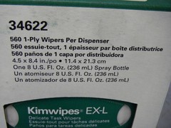 Kimberly Clark 34622 Kimwipes EX-L Eyeglass Lens Cleaning Station Lint Free Wipe