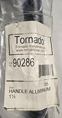 Tornado 1-1/2″ Aluminum Double-Curved Extension Wand 90286 Handle for Jumbo Vac