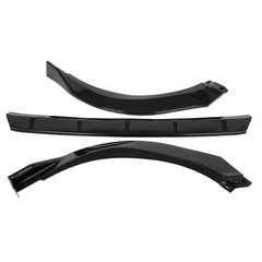 3PCS Front Bumper Lip for 2021-2023 Camry Glossy Black PP Plastic Air Dam