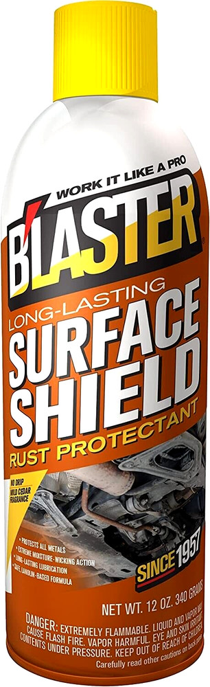Blaster Long-Lasting Surface Shield Rust Protectant, Lubricant – 12 oz.