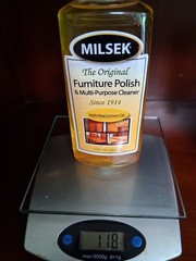 Milsek Furniture Polish and Cleaner with Lemon & Orange Oil Two 12 Oz Bottles