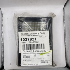 TENNANT 1037821 Dust Panel Filter 12H363