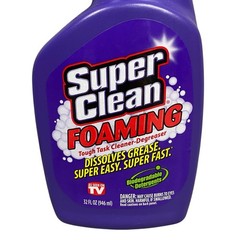 SuperClean Foaming Degreaser Case of 6 – 32oz Spray Bottles Industrial Strength