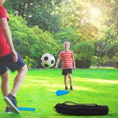Hiboom 5 Pcs Baseball Softball Base Set Portable Carry Bag 3 Bases Homeplate Rub