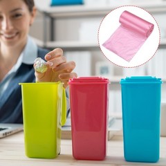 8 Rolls / 240 Counts Small Trash Bags 0.5 Gallon Garbage Bags Pink