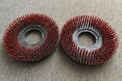 (2) 15″ STRIPPING BRUSHES FOR VIPER FANG 32T WALK BEHIND SCRUBBERS