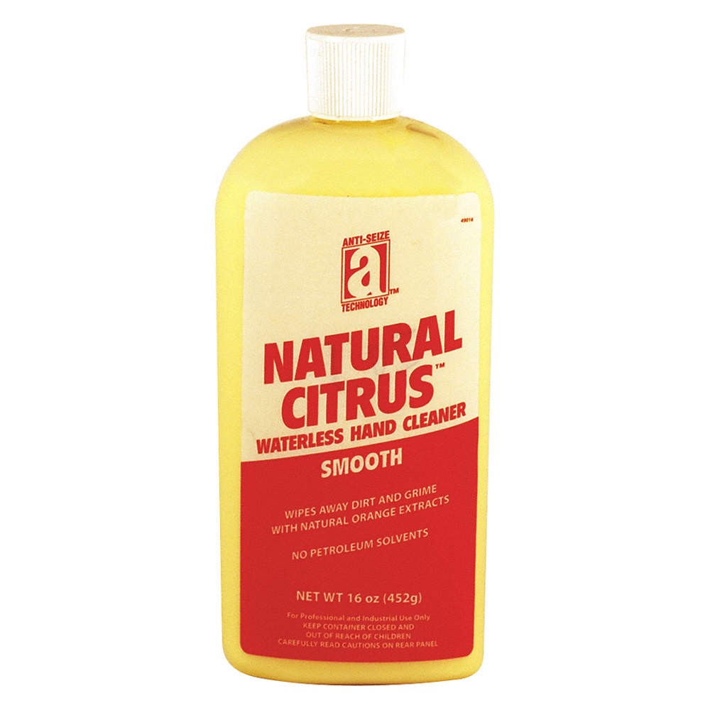 ANTI-SEIZE TECHNOLOGY 49016 Hand Cleaner,ORG,16 oz,Citrus 23YC59