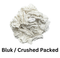 1000 Industrial Shop Rags White Large Towel / Cleaning – B-Grade