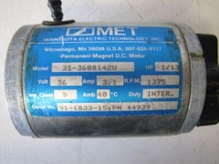 Tennant 44939 Shaker Motor 24 Volt DC 140 Floor Sweeper 36V VDC MET 31-3608142U