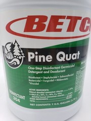 4x Betco 30404 Pine Quat One-Step Disinfectant Germicidal Detergent 1 Gal each