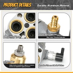 AR43361 Pressure Washer Pump Head 43361 Compatible with AR43361, Gray