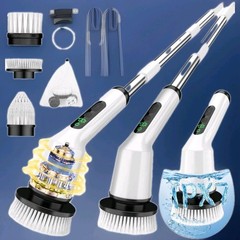 Electric Spin Scrubber for Cleaning Bathroom, Shower Scrubber Cordless Cleaning