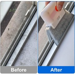 10PCS Window Track Cleaning Tool Kit Groove Crevice Brush Set