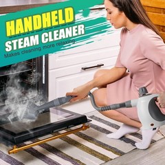 Hxxuyy Multi-Surface Handheld Pressurized Steam Cleaner 13 Pcs Accessory