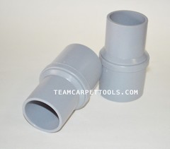 Carpet Cleaning Vacuum Hose Vinyl SWIVEL Cuffs 2″ Threaded x 2″ Slip-On (2 Pcs.)