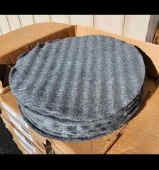 Steel Wool Floor Buffer Pads 20in 09 Pack Elephant Brand Texsteel Tuf