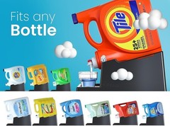 Skywin Tidyfriend Liquid Laundry Detergent Holder Stand Drip Tray Rubber-Grip