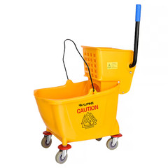 SALE- Alpine Industries 9-Gallons Side-Press Wringer Commercial Mop Bucket