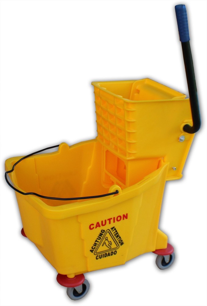 Mop Bucket & Wringer – Heavy Duty – 32 Quart Capacity
