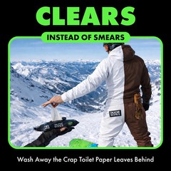 Flushable Wipes, XL Wet Wipes for at Home Use, MentHOLE XXtreme, 144 Count