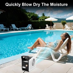 Air Mover Blower Fan – Floor Drying Fan for Cooling, Drying and Exhausting at…
