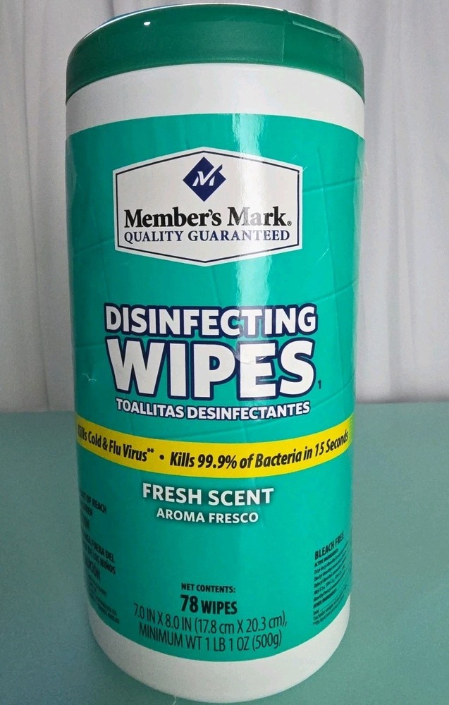 Members Mark | 78 Disinfecting Wipes | Fresh Scent | 1 Pack
