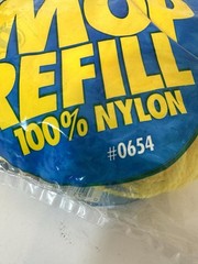 Quickie Swivel Flex Dust Mop Refill 0654 Type D Yellow 2001 Fits 065 067 NEW