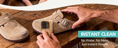 Suede & Nubuck Cleaner Kit, 2-in-1 Suede Brush & Horsehair Brush, White/Black