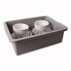 Rubbermaid Commercial 3351GRA 7 21.5″ x 17.13″ x 7″ Bus Utility Box – GRY New