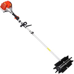 24×9″ 52CC 2 STROKE GASOLINE POWERED SNOW SWEEPER DRIVEWAY LAWNS SNOW CLEAN EPA