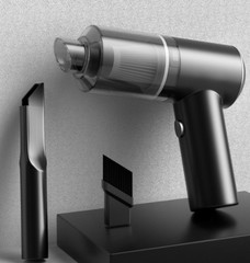Handheld Cordless Mini Vacuum Cleaner, Bagless, Crevice Tool & Dusting Brush, Ca