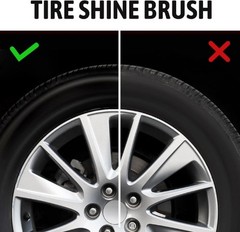 Car Tire Shine Applicator Brush with Stand for Auto Detaili Size: 1Color: Blue
