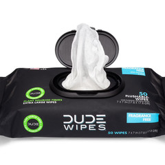 DUDE Wipes, Flushable Wipes, Extra Large and Fragrance-Free Wipes (400 ct.)