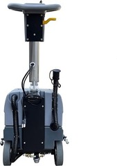 GRAY Walk Behind 15″Brush Floor Cleaning Machine 8G Fordable Portable Scrubber