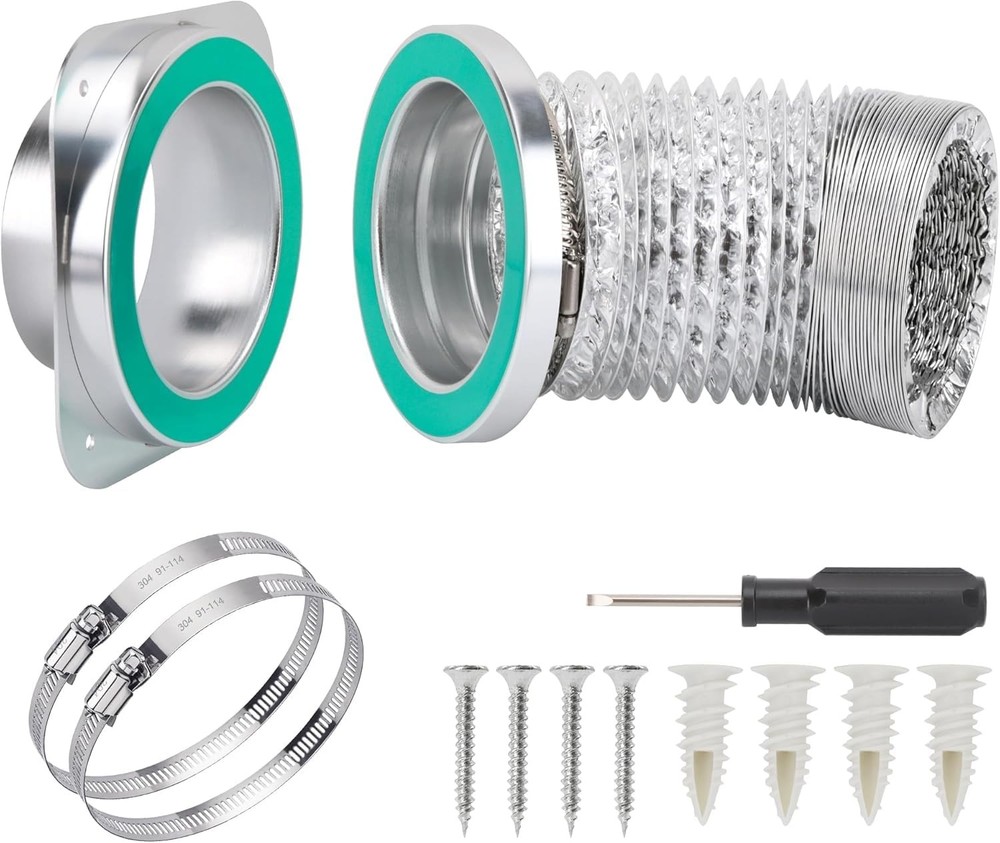 Magnetic Dryer Vent Coupling DV180 Hose Connector Clear