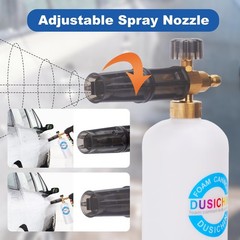 DUSICHIN SFL-001 Foam Cannon Snow Foam Lance Pressure Washer Jet Wash Quick R…