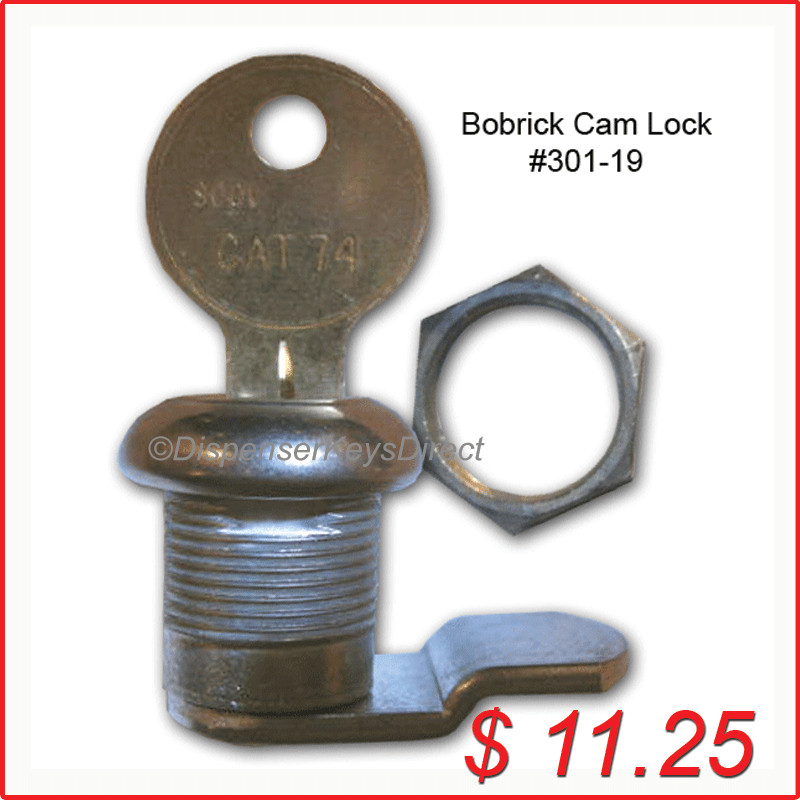 Bobrick Cam Lock Set #301-19 for Paper Towel & Toilet Tissue Disp.(1/set)